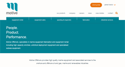 Desktop Screenshot of motive-offshore.com