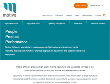 Tablet Screenshot of motive-offshore.com